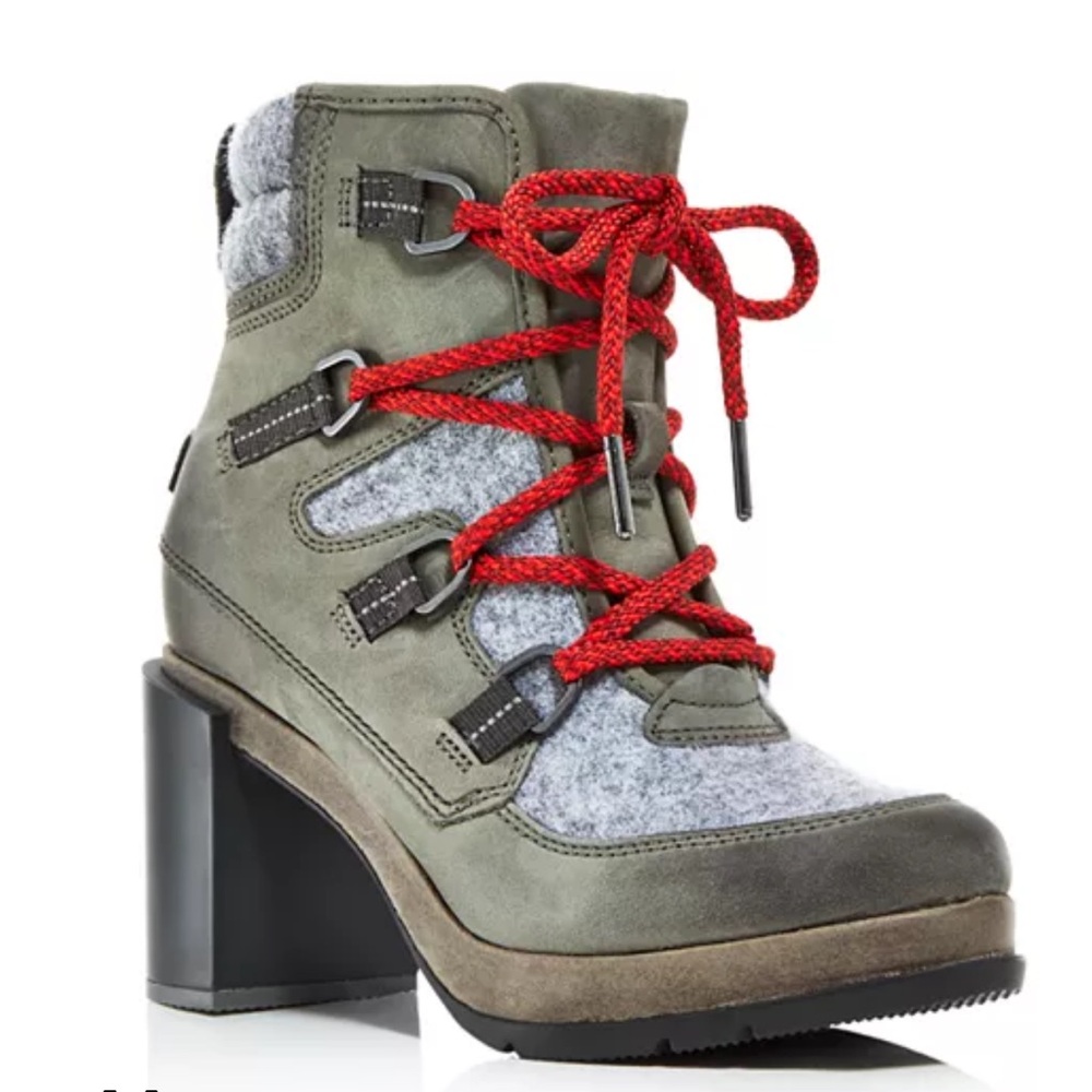 Sorel Blake Waterproof Block-heel Booties 6.5